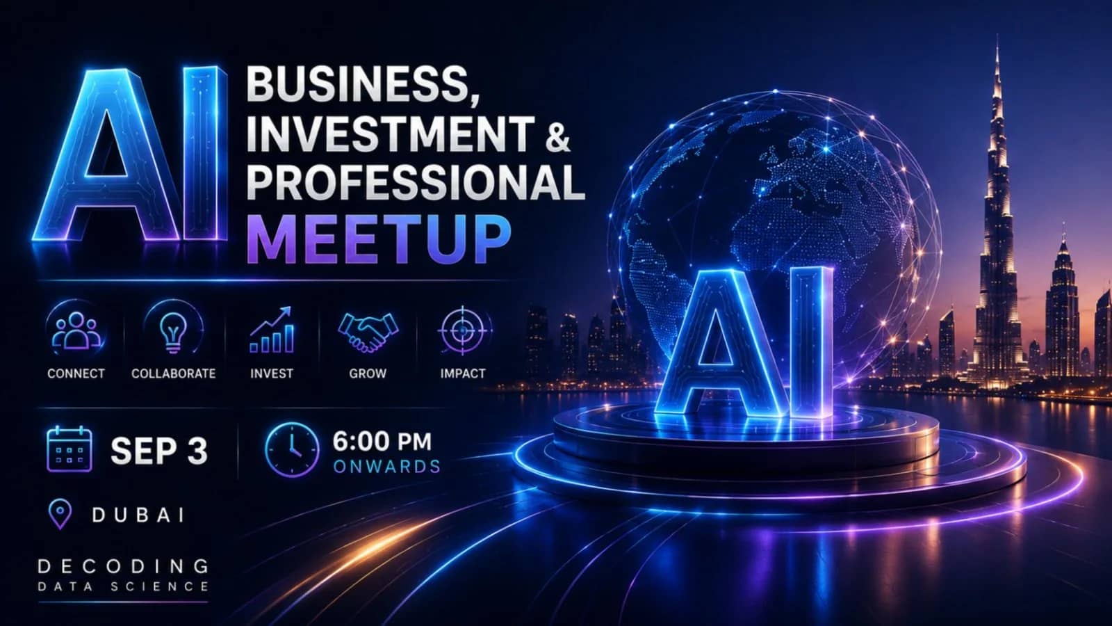 AI Business , Investment & Professional Meetup