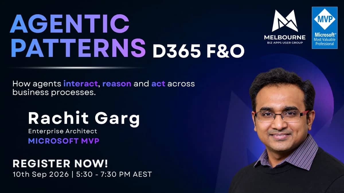 Agentic Patterns for Dynamics 365 Finance and Operations Apps