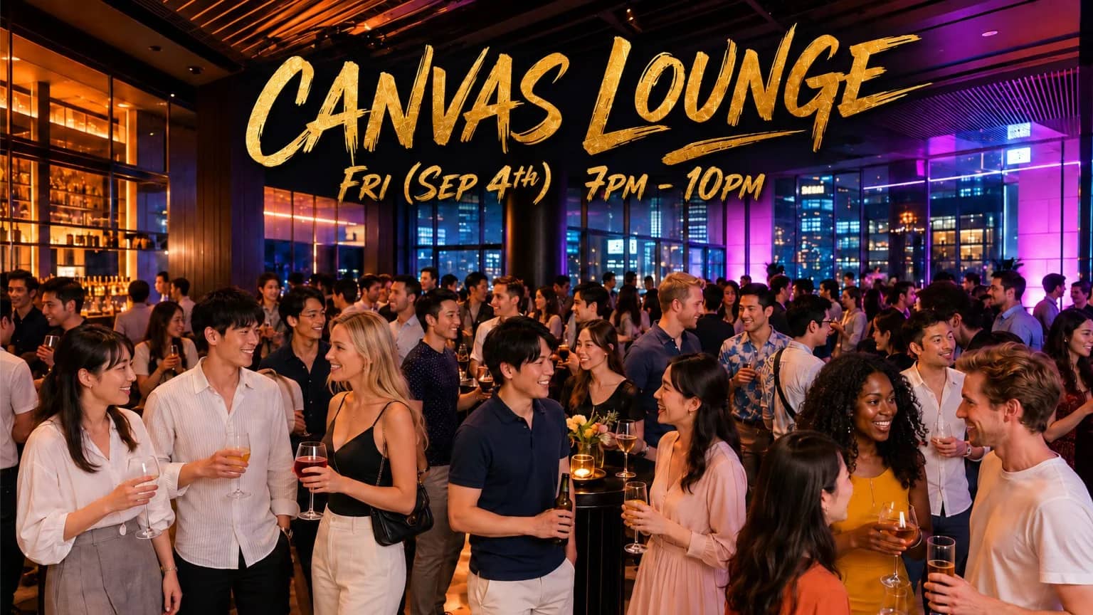 🥂 Ladies FREE Entry 🥂 : 🍷 Elegant Canvas Lounge @ 4 Star Ginza Hotel 🍷