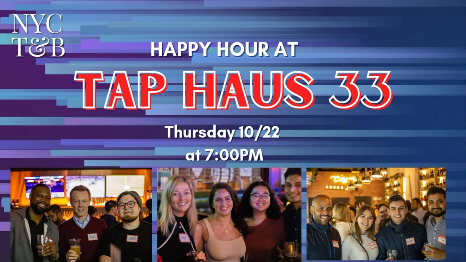 New York Tech & Beer® - Happy Hour Social @ Tap Haus 33