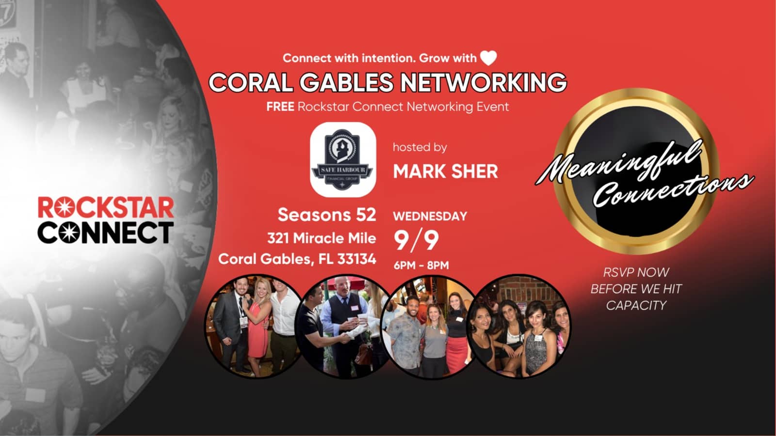 Join the most successful free networking event in Coral Gables