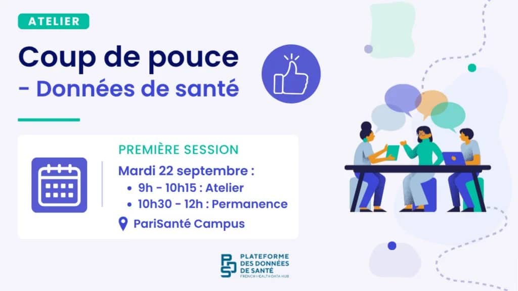 Atelier "Coup de pouce - Données de santé" #1