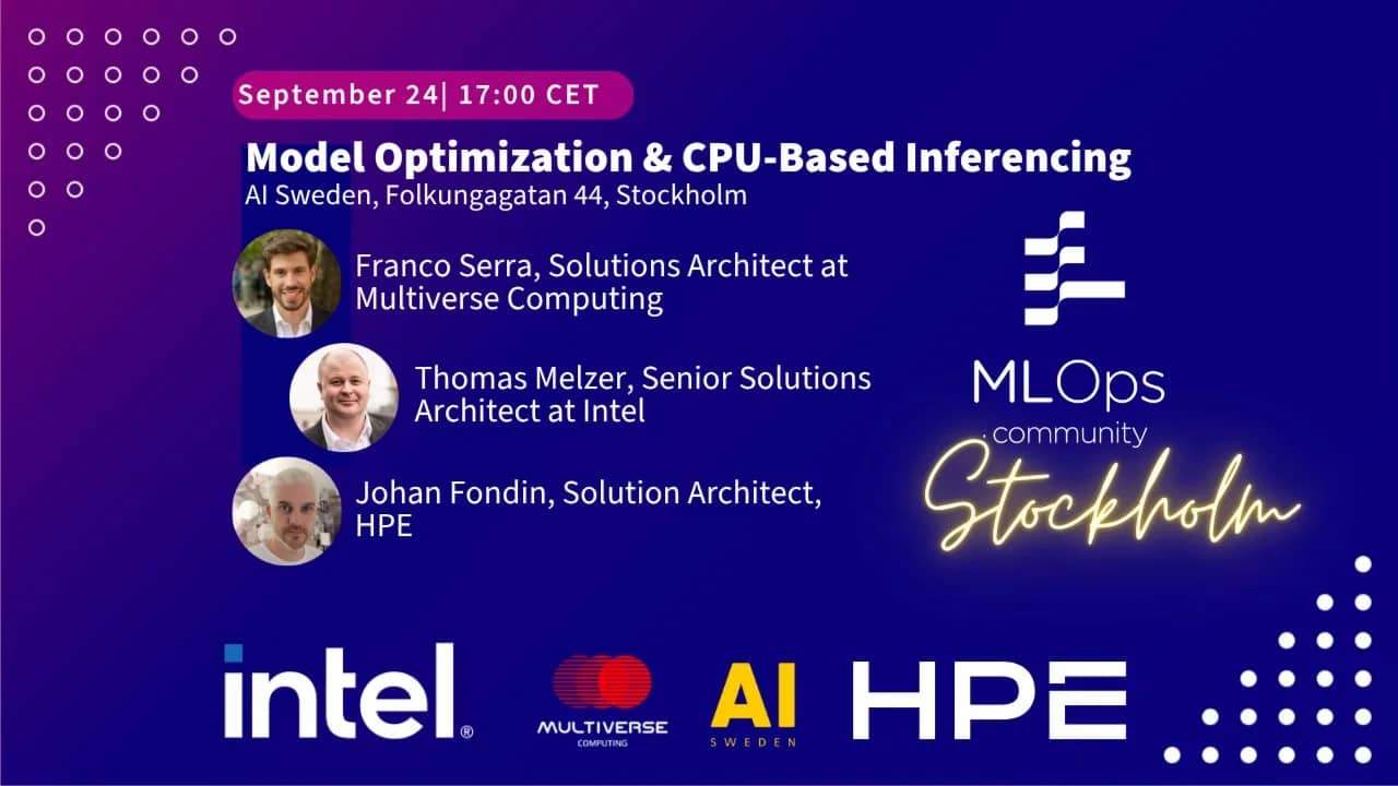Model Optimization & CPU Based Inferencing