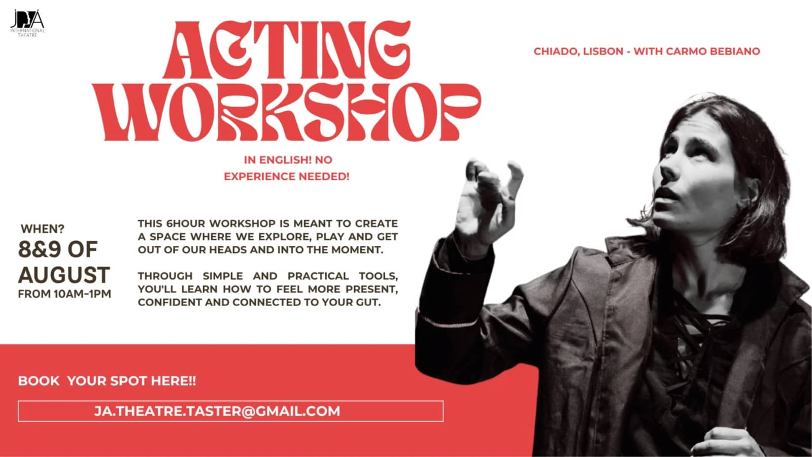 ACTING WORKSHOP, in english