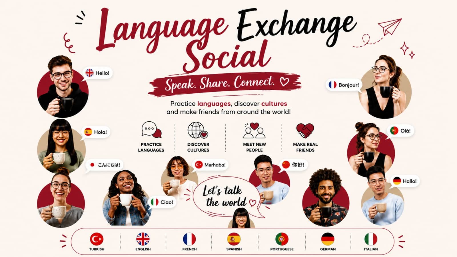 🌍 Language Exchange Social Night ✨