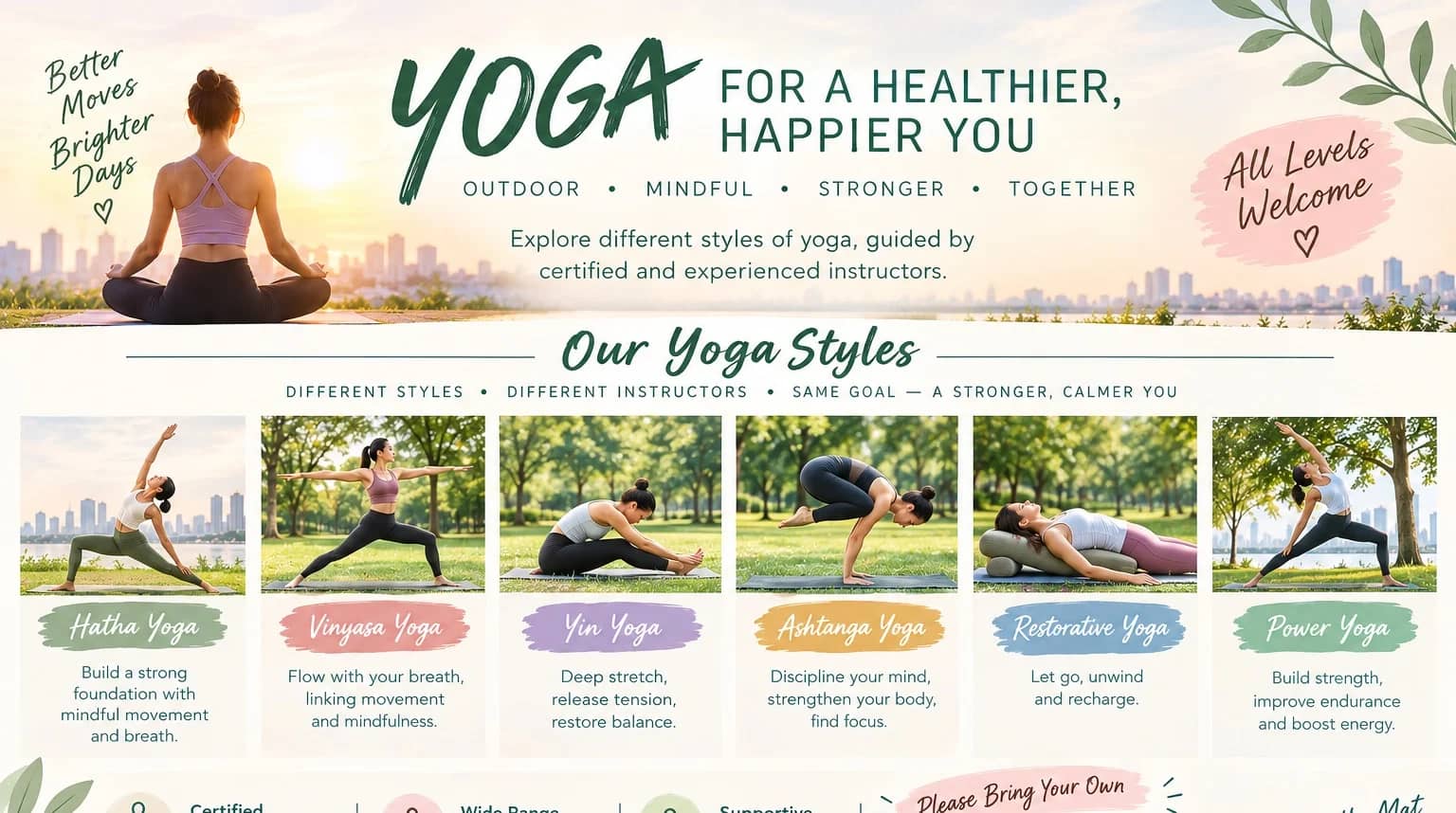 🌿 Sunday Morning Outdoor Yoga 🧘‍♀️