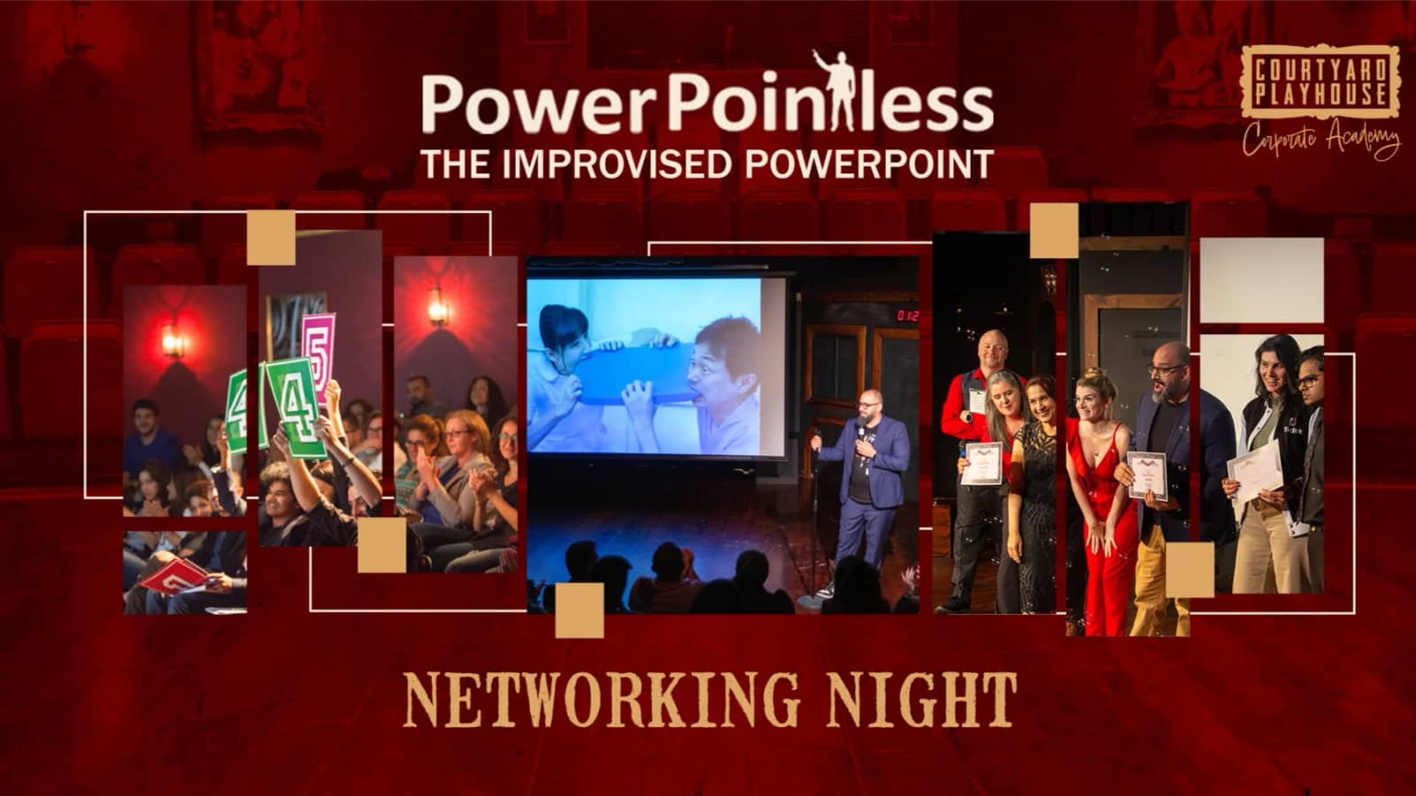 POWERPOINTLESS – THE IMPROVISED POWERPOINT PRESENTATION THU 24 SEP 2026