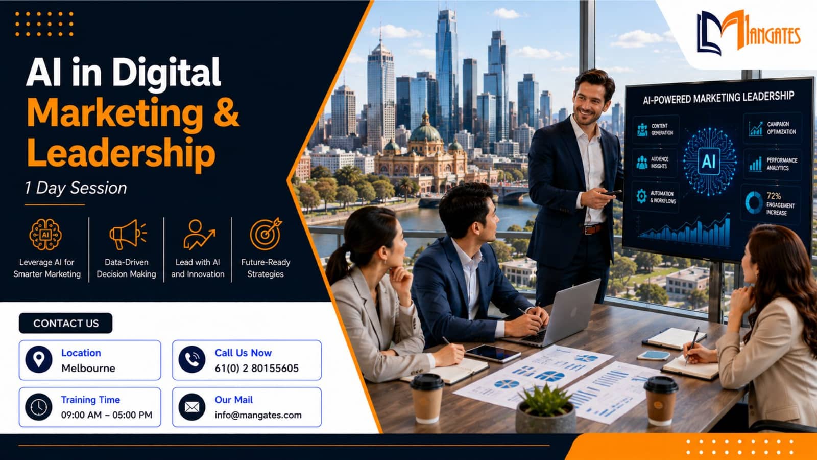 AI in Digital Marketing & Leadership – 1 Day Session in Melbourne