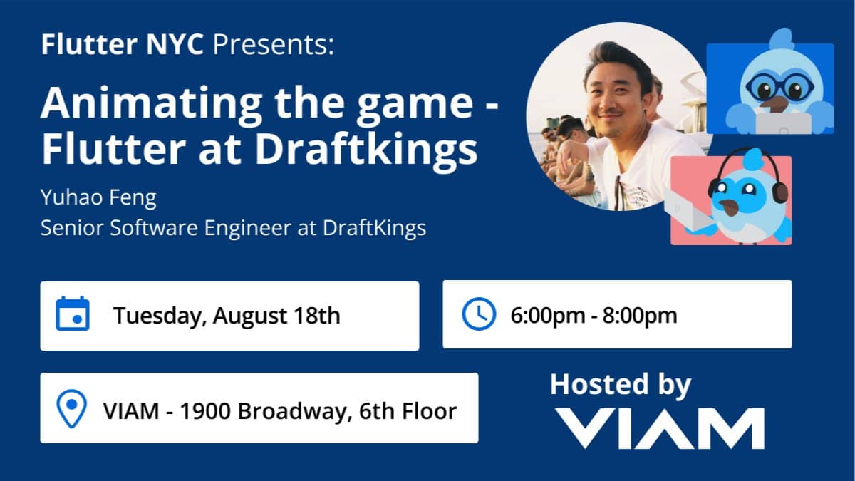 August: Animating the game - Flutter at Draftkings