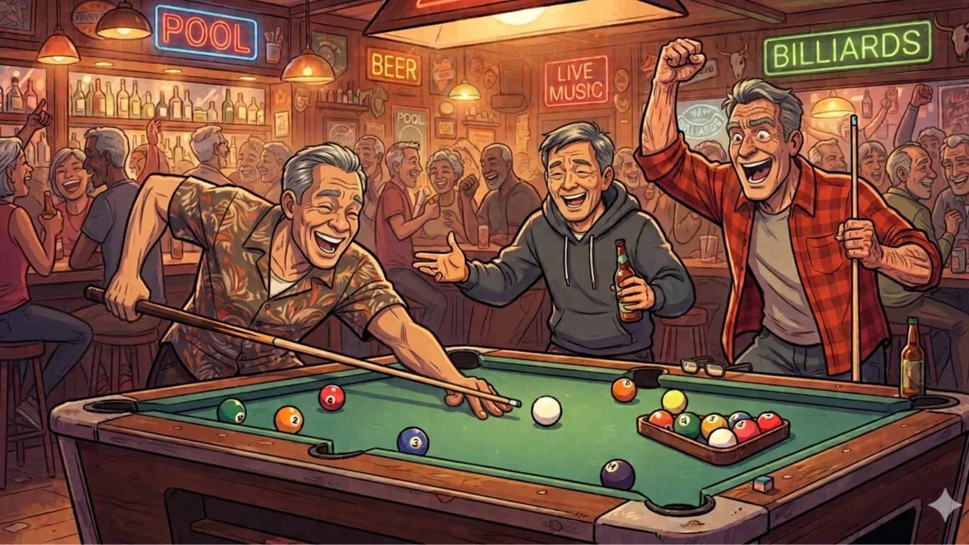 8-Ball Pool Vancouver - Men 45+, 50's And Beyond Retired or Not