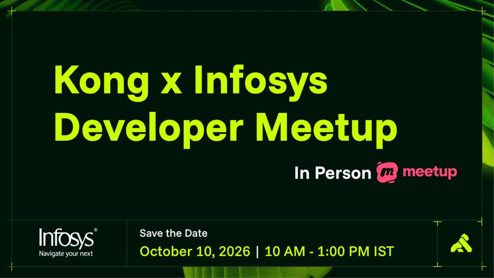 Kong x Infosys Developer Meetup