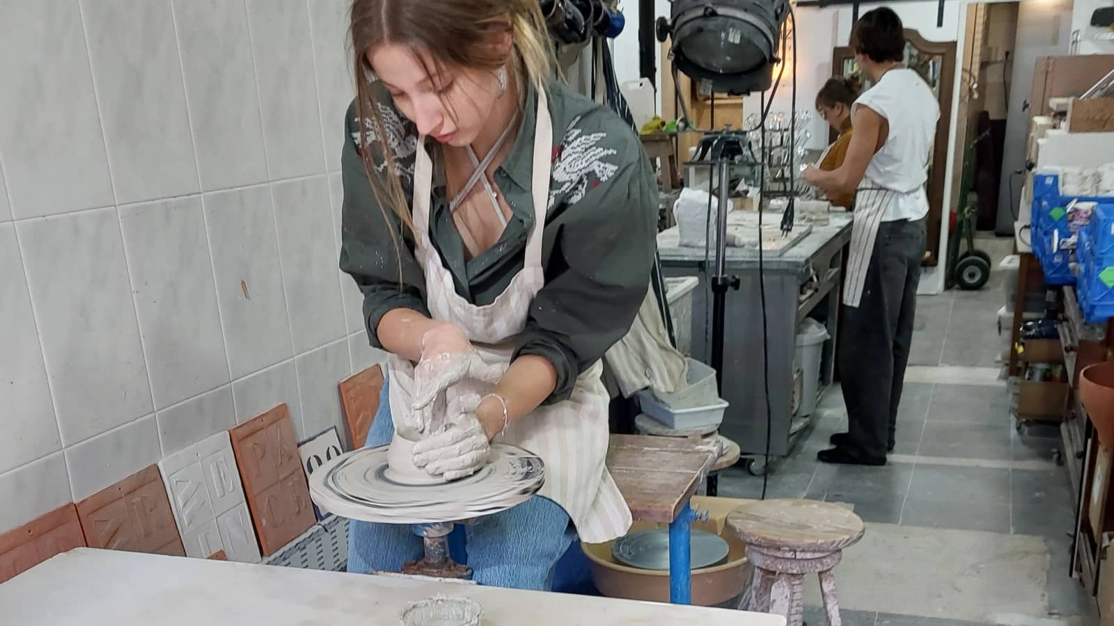 Beginners Pottery, Tile Painting, AMO Artesanal Beer, Pretzels