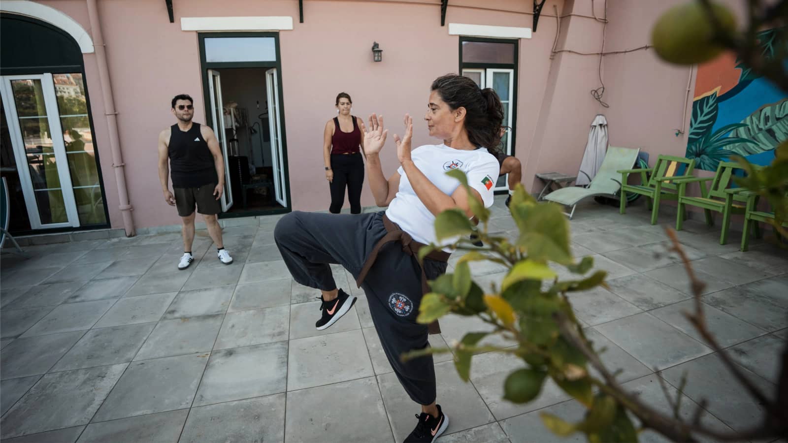 Krav Maga session with view