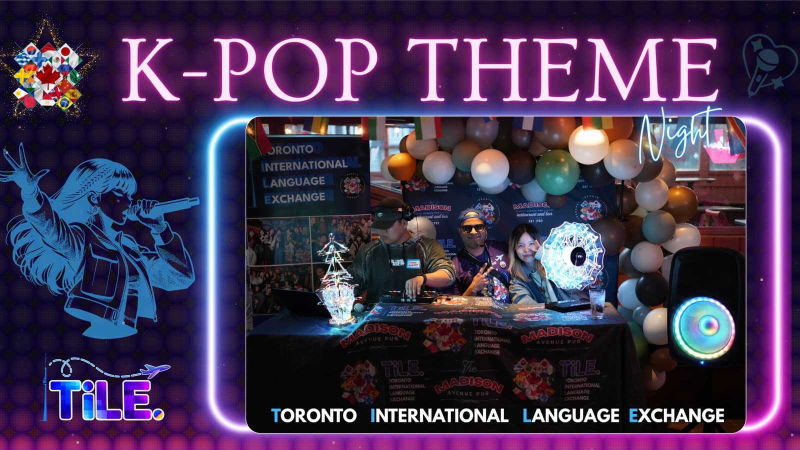 KPOP NIGHT - Toronto’s BIGGEST Language Exchange Social Event Party +  Class