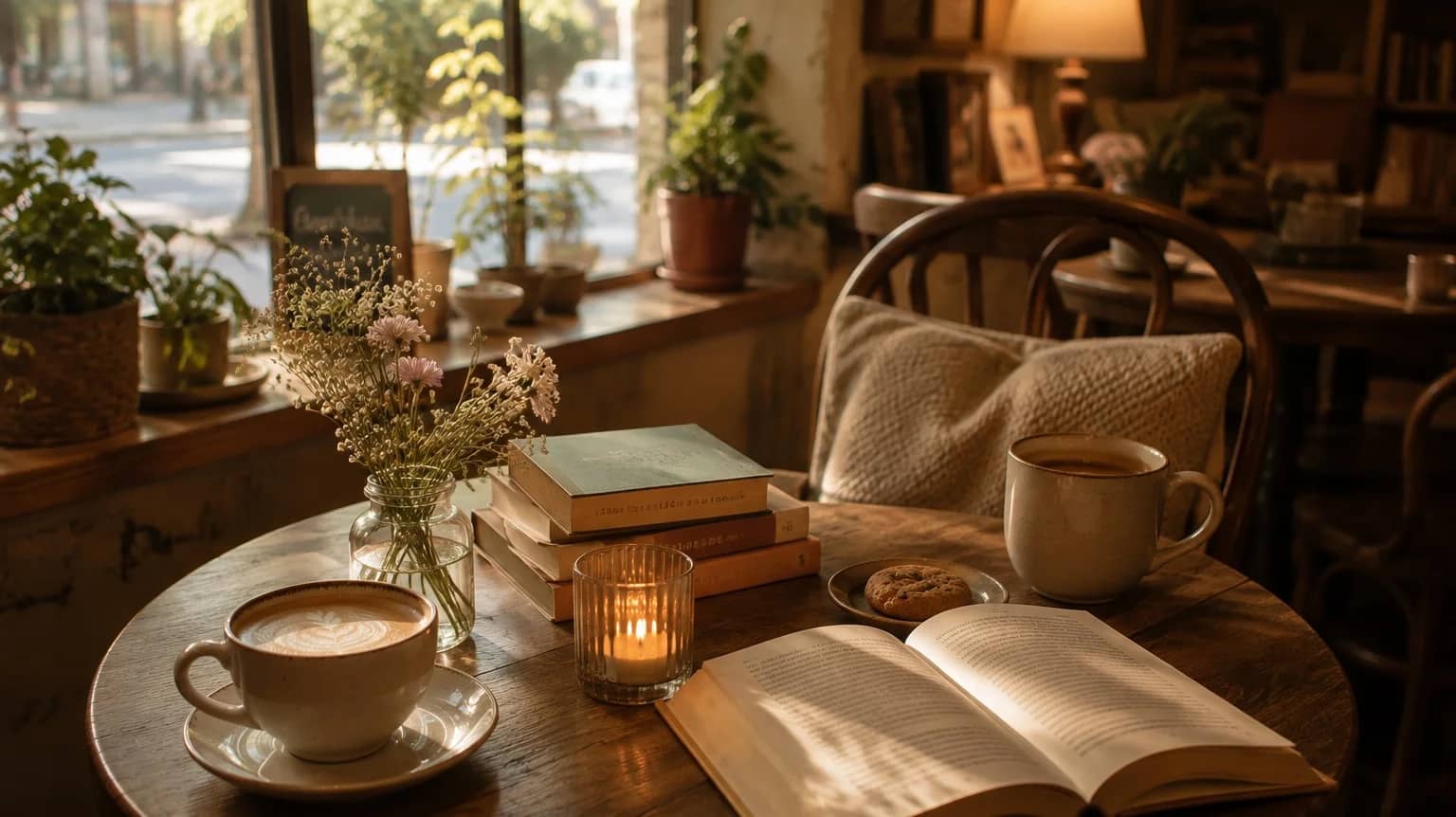 Quiet Weekday Romance Reading ☕📖
