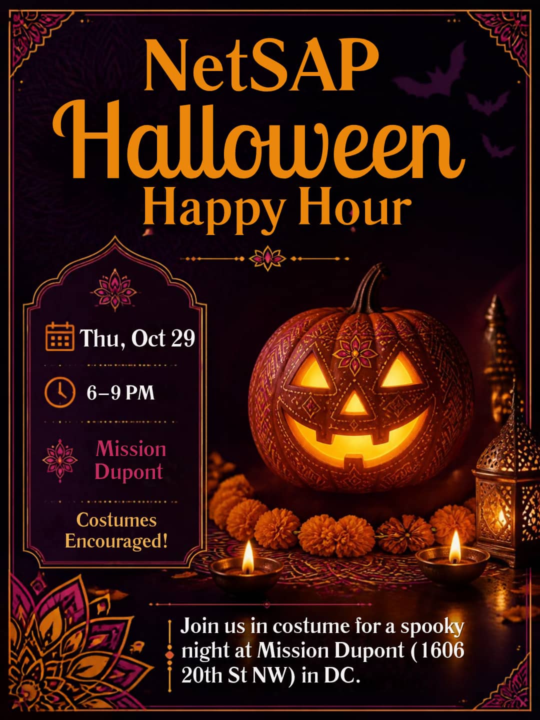 NetSAP Halloween Happy Hour