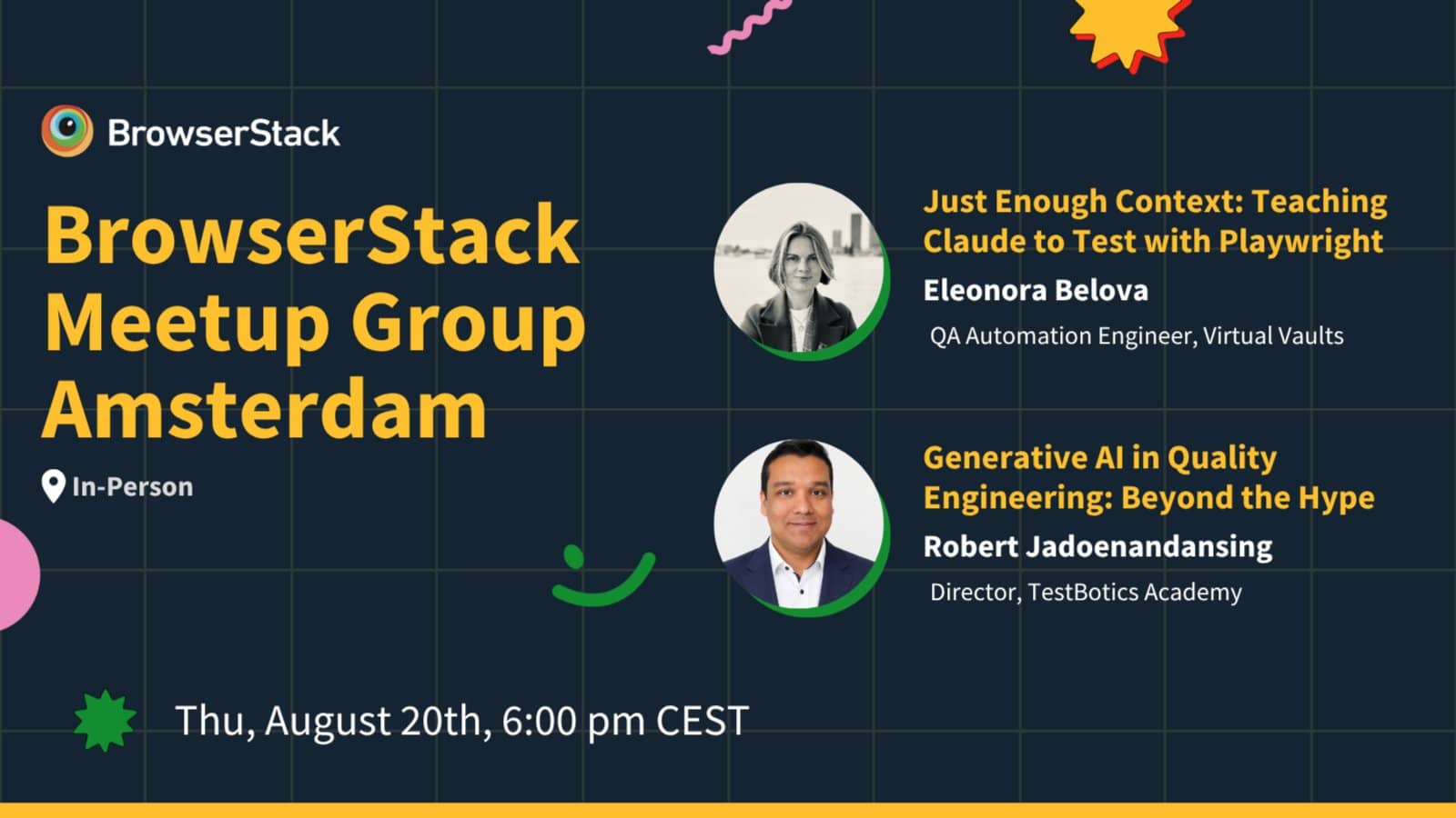 BrowserStack Meetup Amsterdam: Mastering AI Context for Playwright Testing