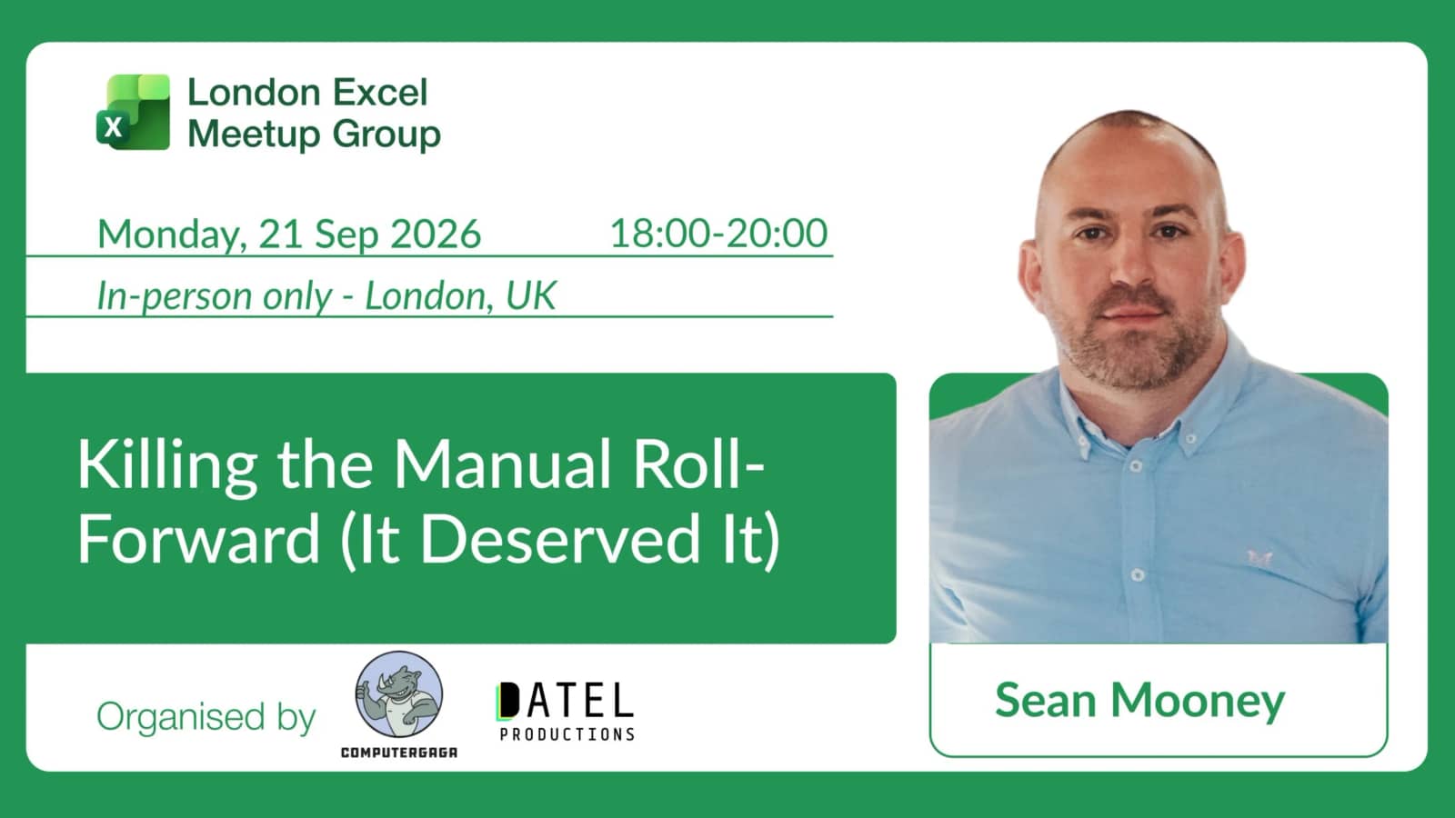 Killing the Manual Roll-Forward (It Deserved It) | Sean Mooney