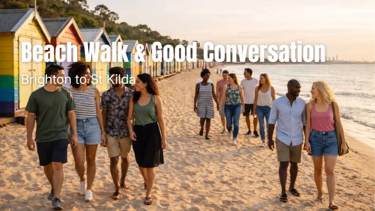 Beach Walk & Good Conversation | Brighton to St Kilda