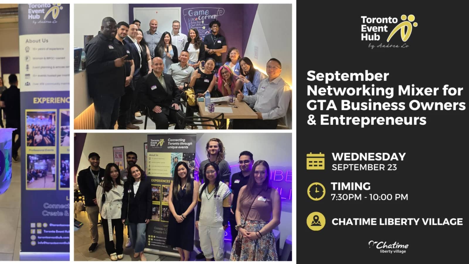 🤝 September Networking Mixer for GTA Business Owners & Entrepreneurs