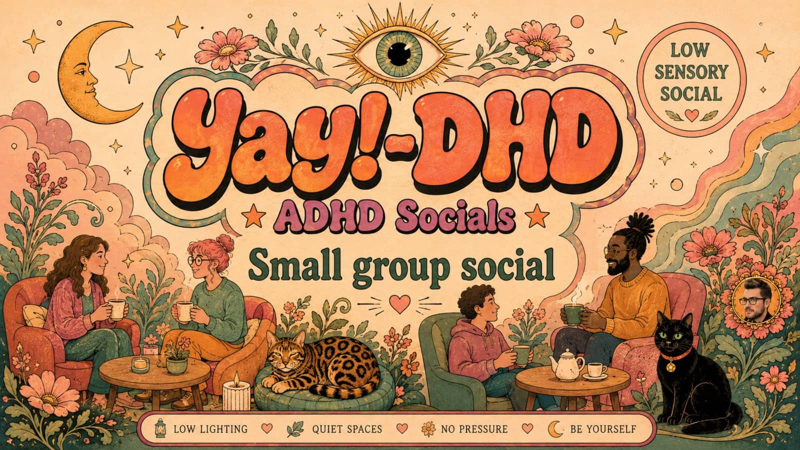 The Quiet-ish ADHD Social | Small Group | Make New Friends