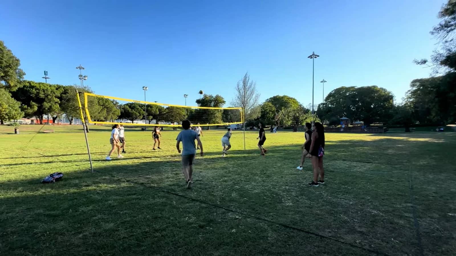Grass Volleyball at Jardim Vasco da Gama in Belém