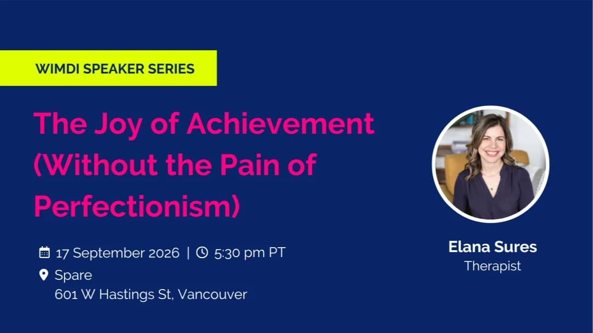 The Joy of Achievement (Without the Pain of Perfectionism) In-Person Event