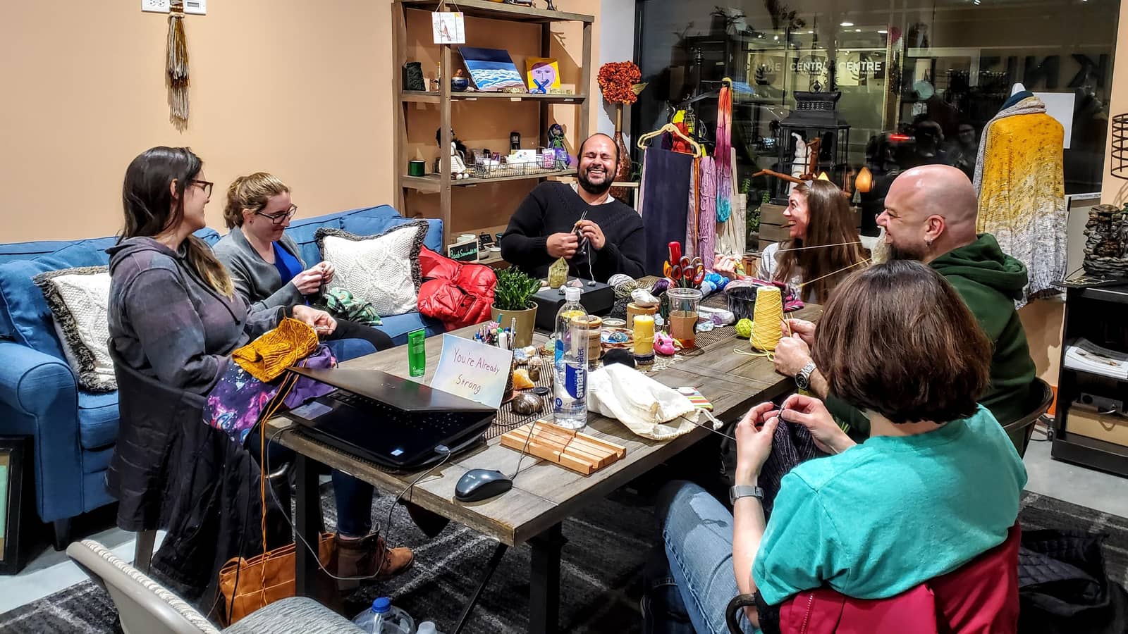 Wednesday Fiber Fun Night 🧶 | Social Stitching & Crafting in Chicago