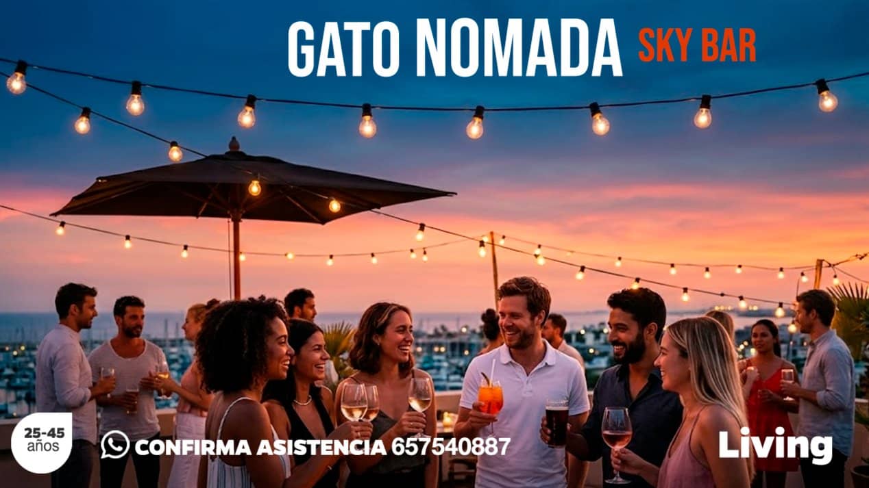 GATO NOMADA SKY BAR PARTY. ¡Sólo con QR!