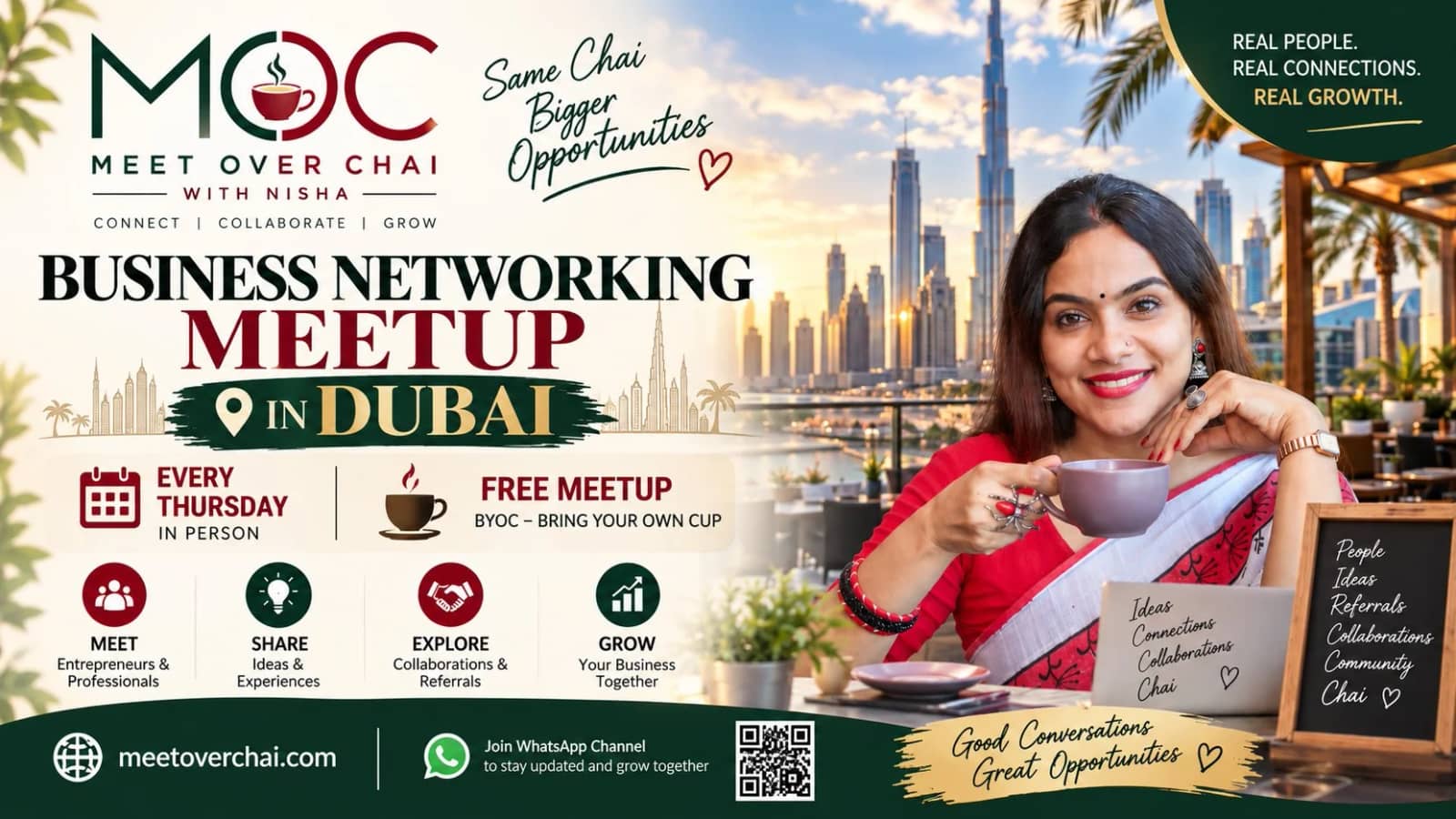 Dubai Business Networking | Meet Over Chai with Nisha