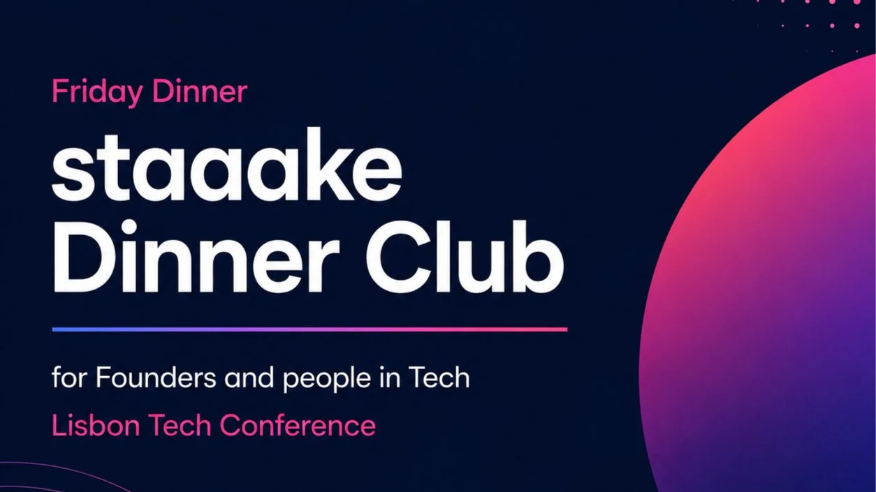staaake Side Event: Friday Tech/AI Dinner staaake Dinner Club