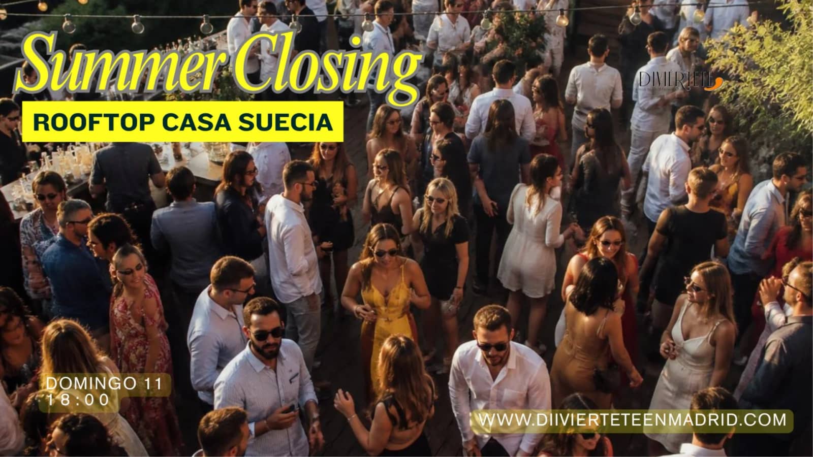 Summer Closing en el rooftop de NH  Casa Suecia.