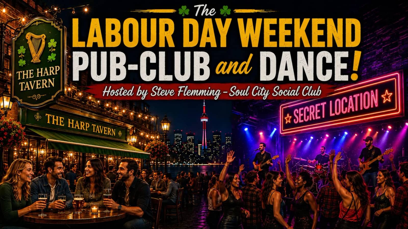 The Labour Day Weekend Pub-Club and Dance! (The Harp Tavern)