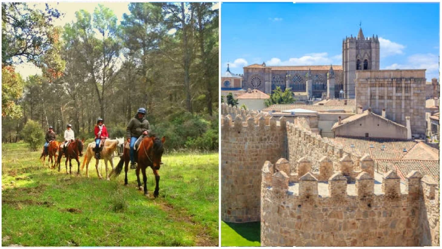 RUTA A CABALLO Y VISITA A LA CIUDAD DE AVILA // AVILA TOUR & HORSE RIDING