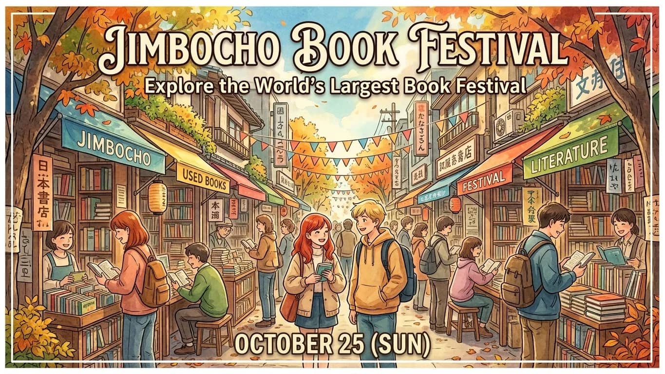 📖🎉 Jimbocho Book Festival 🚶‍♂️🚶‍♀️ World’s Largest Book Festival ✨