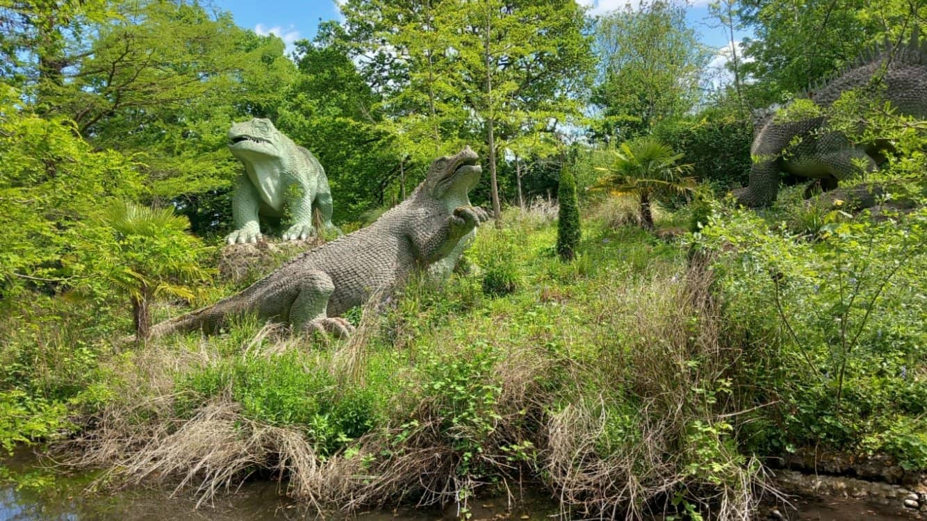Crystal Palace park and village, 4 miles