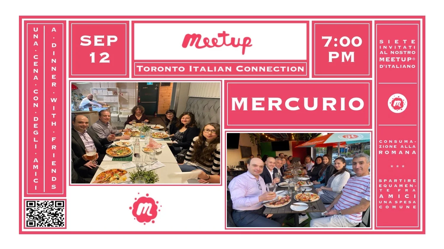 UNA CENA CON DEGLI AMICI / A DINNER WITH FRIENDS