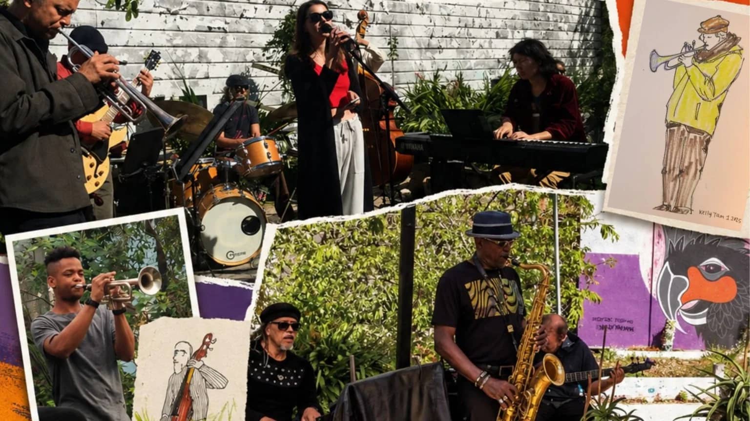 Jazz Jam 🎷in the garden! Aug 29  1:30-4