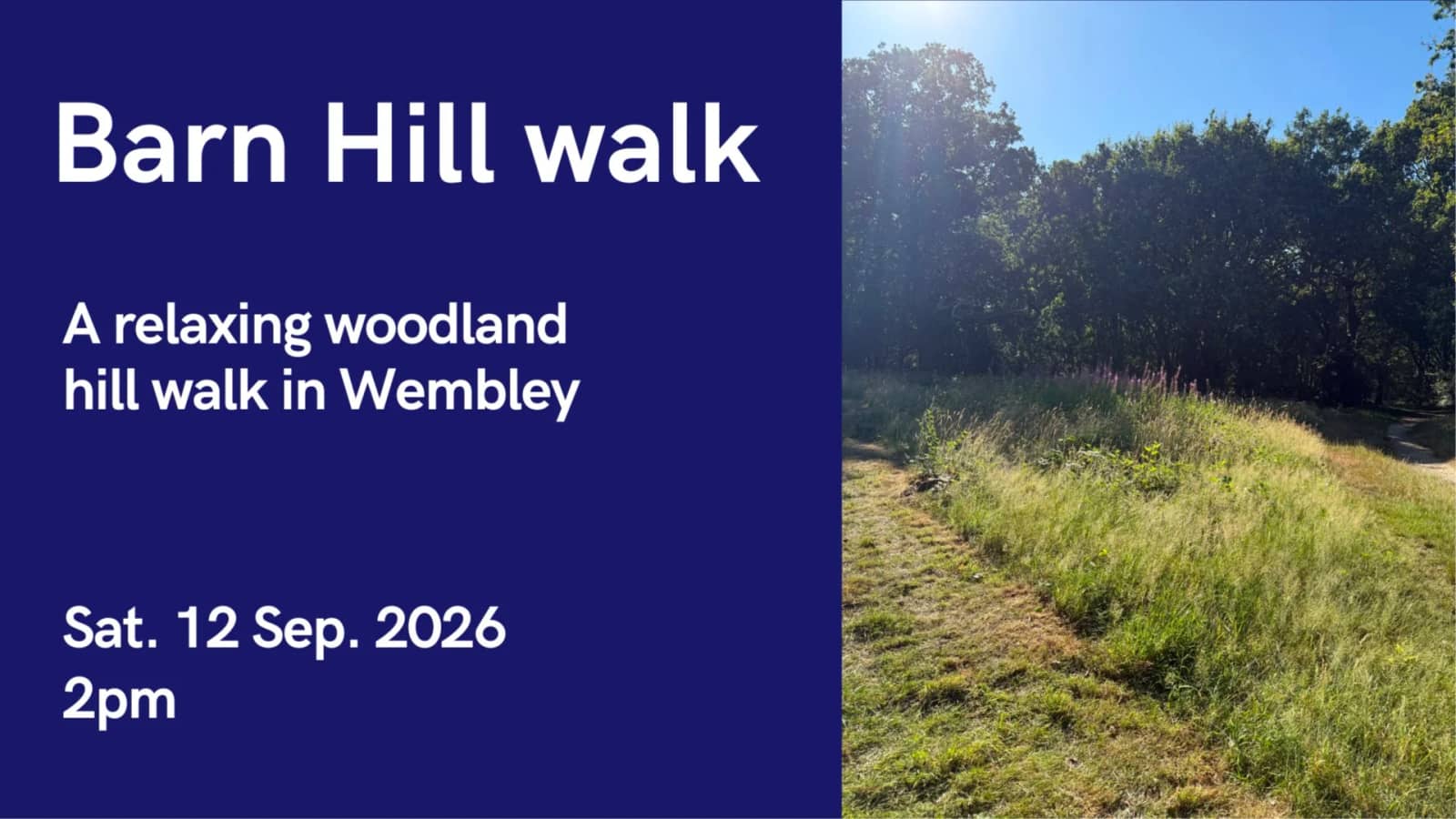 External event: Barn Hill walk