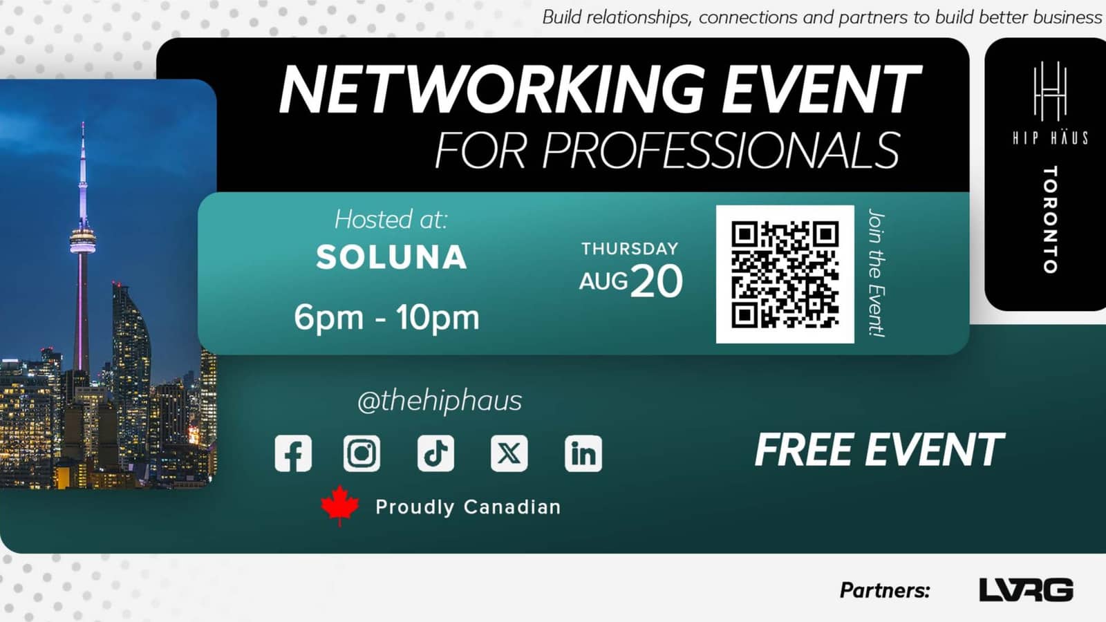 Networking Event for Professionals - Aug 20th, 2026