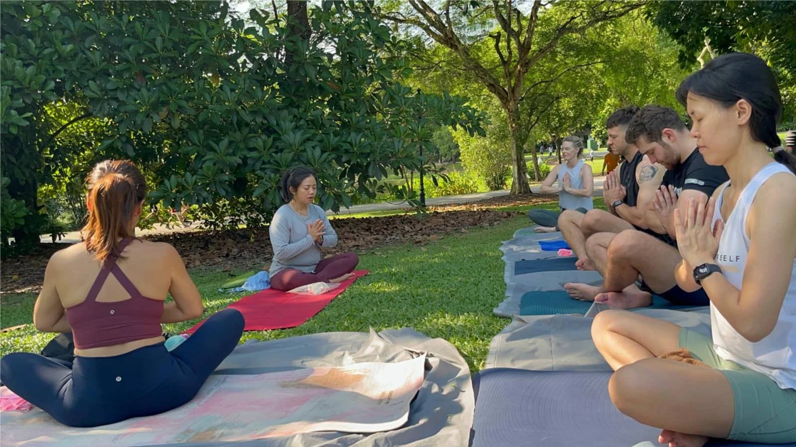 Outdoor Hatha Yoga at Singapore Botanic Garden
