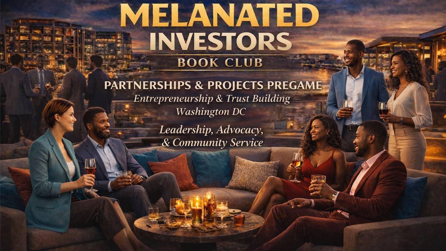 Melanated Investors Book Club: Strategic Partnerships Dinner (DC)