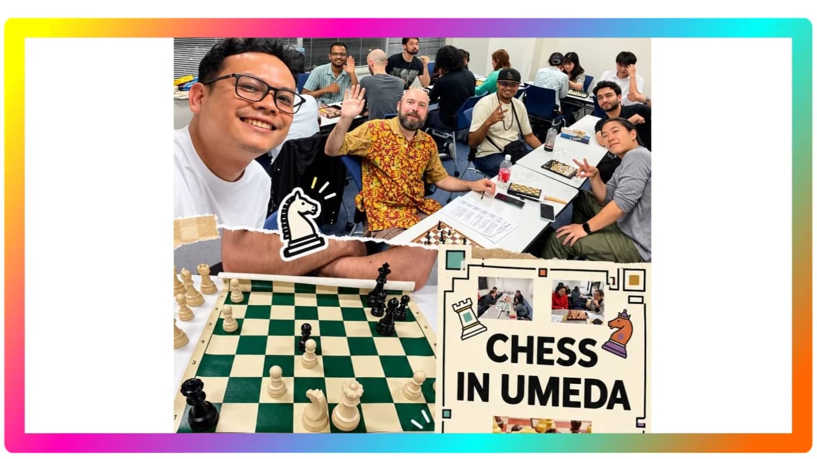 Chess 3HRS チェス♘- BILINGUAL - LEARN OR PLAY IN UMEDA (all levels welcome!)