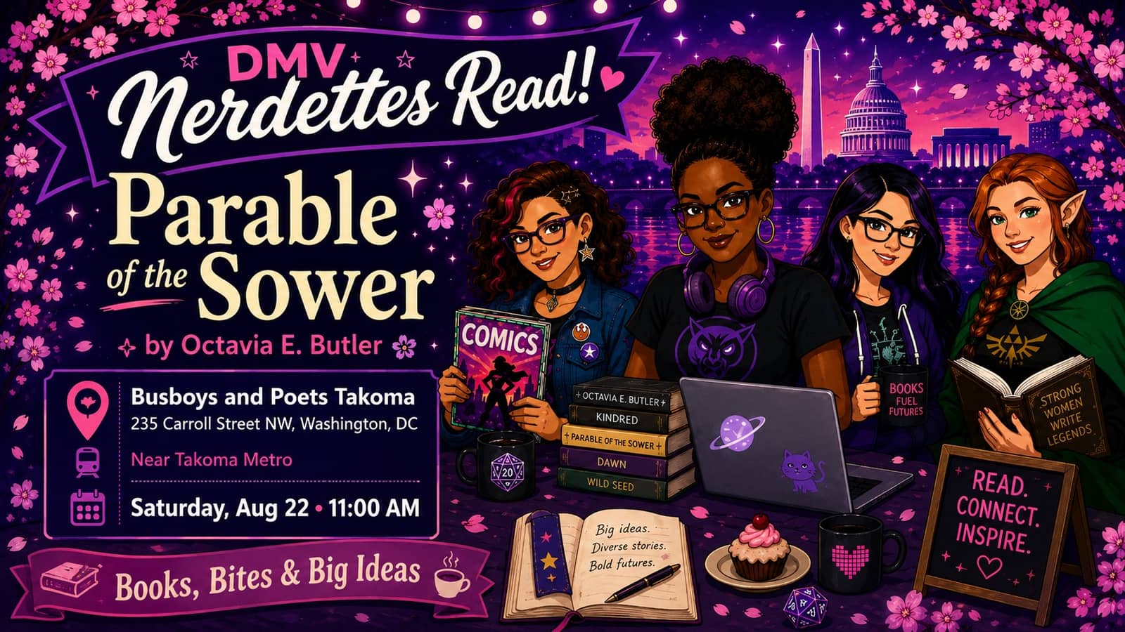 DMV Nerdettes Read! Octavia Butler