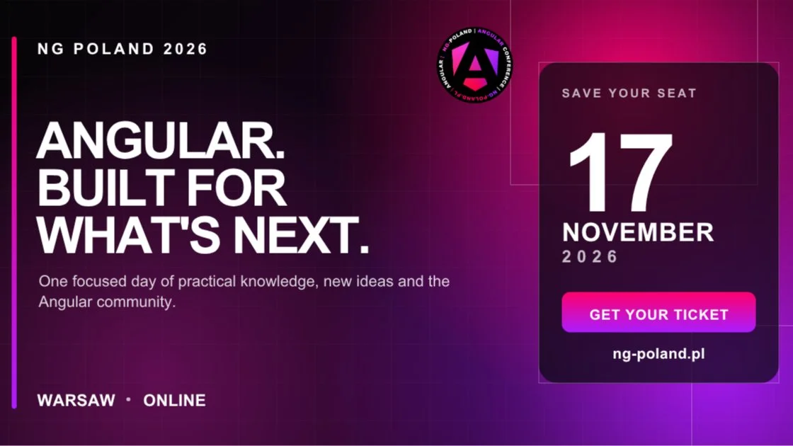 NG Poland 2026 | 17 November (paid, ticket required)