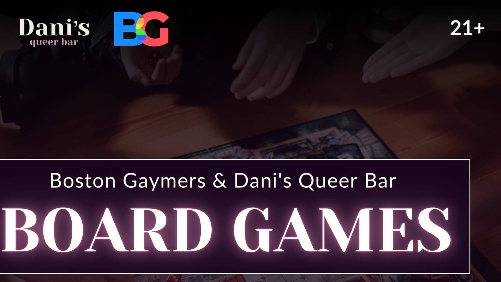 Boston Gaymers & Dani's Queer Bar BYOBG - 21+ - IN PERSON