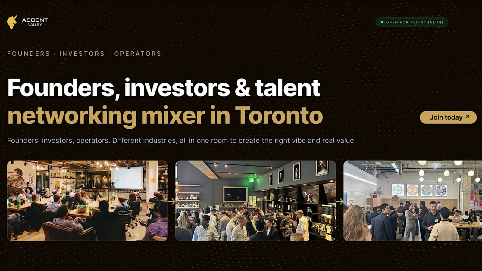 Founders, Investors & Talent Networking Mixer | Toronto