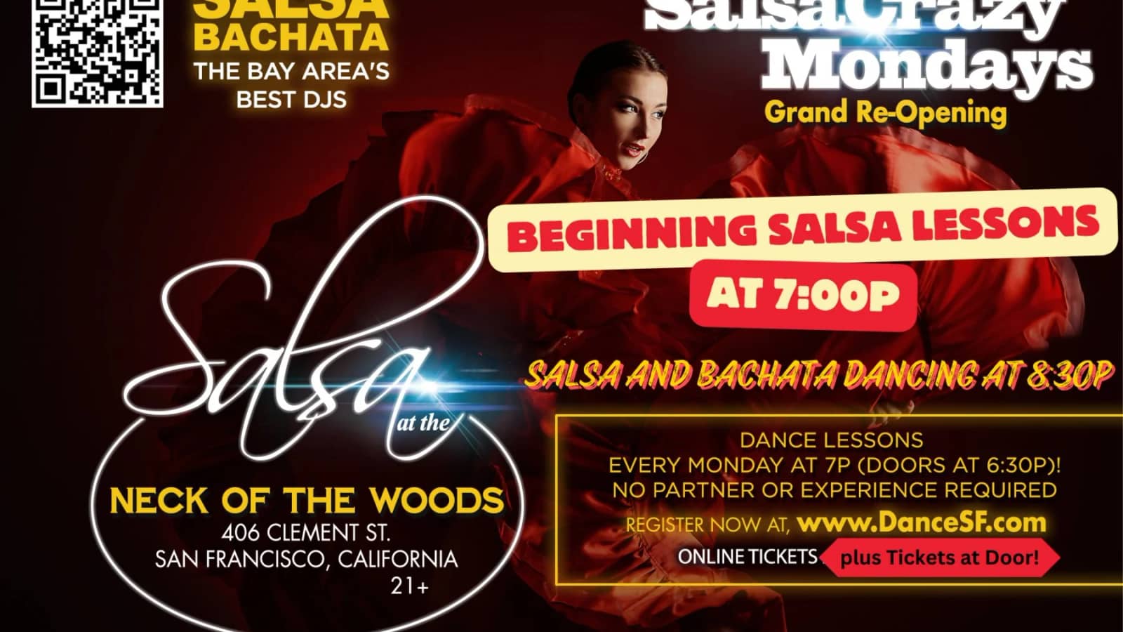 SalsaCrazy Mondays in SF - Salsa Lessons and Salsa y Bachata Dance Party