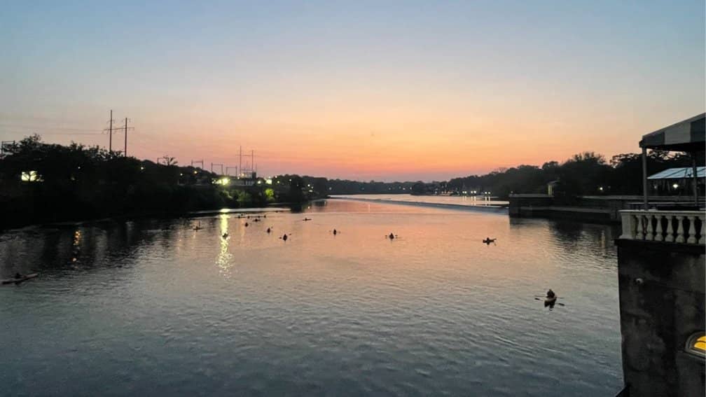 Sunset Paddle on the Schuylkill Center City! Rentals and BYO!