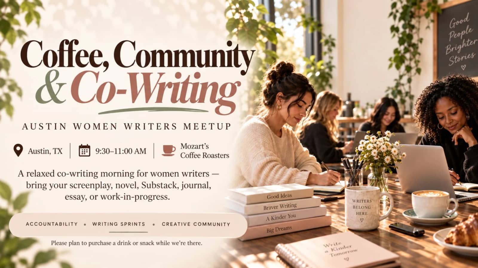 Coffee, Community & Co-Writing
